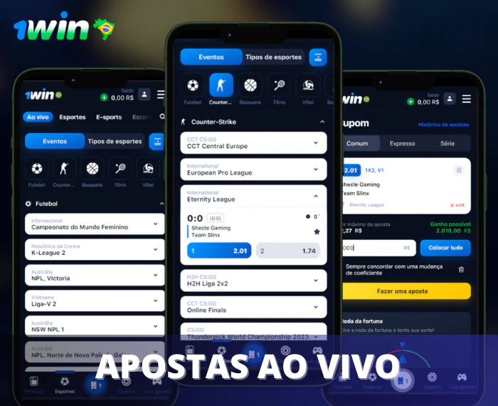 App 1win Apostas ao vivo