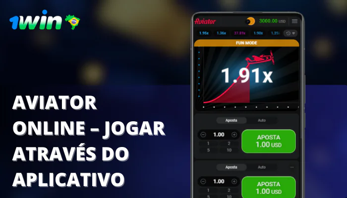 Aviator Online – jogar através do app 1win