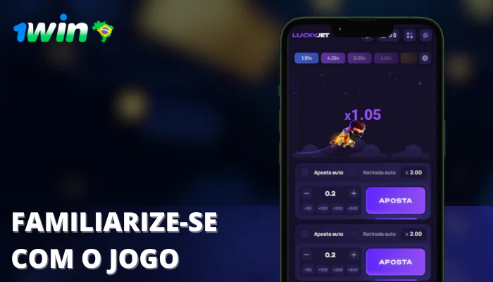 Etapa 3 Play Lucky Jet Familiarize-se com o jogo