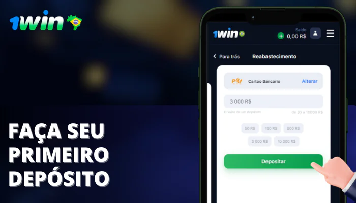 Etapa 3 bônus de boas-vindas Faça seu primeiro depósito
