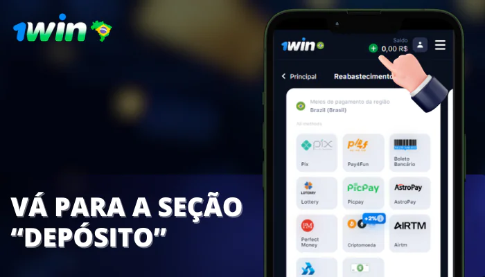 Etapa 3 payments Vá para a seção “Depósito”