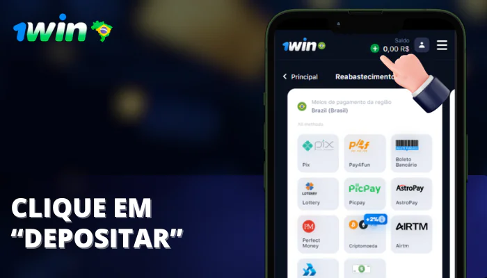 Etapa 3 play slot Clique em “Depositar” e carregue os fundos em sua conta