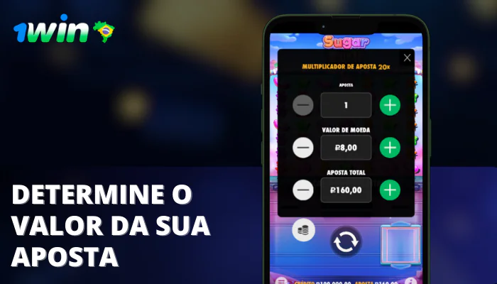 Etapa 5 play slot Depois de escolher um caça-níquel, determine o valor da sua aposta
