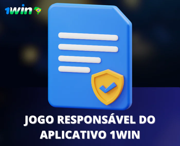 1win Jogo responsável do app