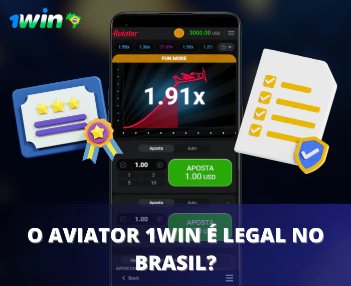 O Aviator Cassino 1win é legal no Brasil