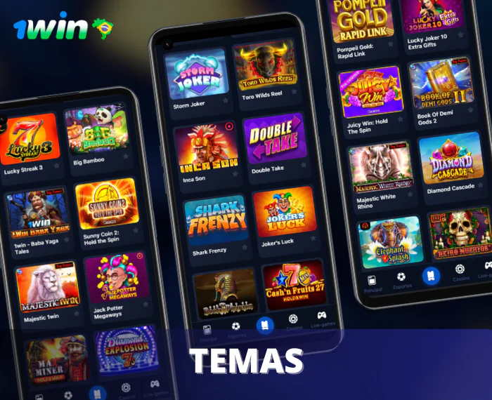 Temas da slot 1win